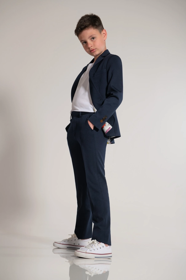 Calça Infantil em Malha com Ajuste Elástico