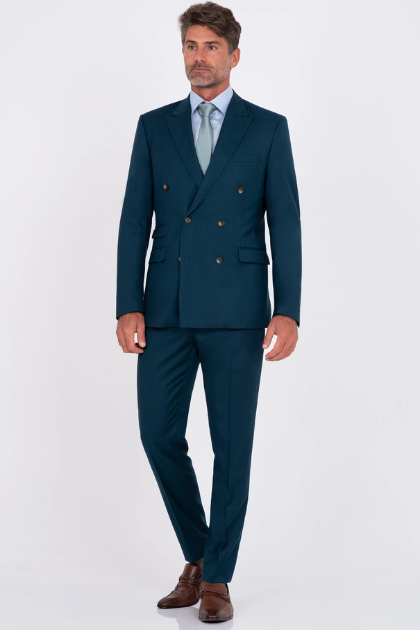 Terno Super Slim Transpassado e Calça com Ajuste PACIFIC