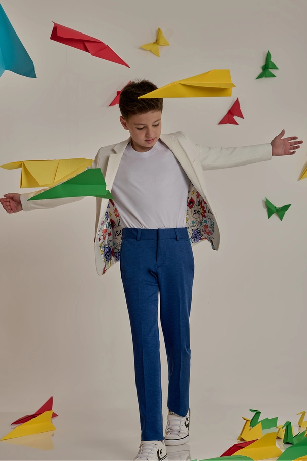 Blazer Infantil em Malha NAVY