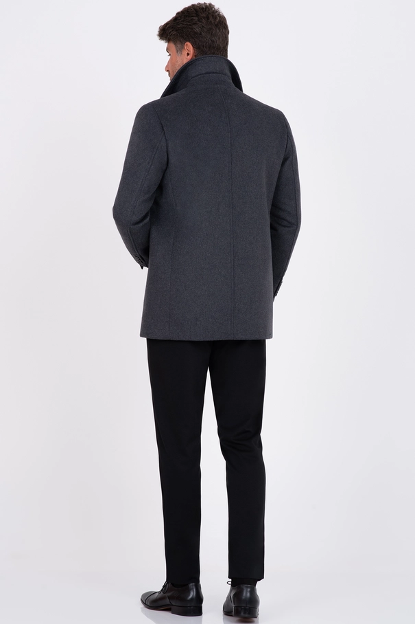 Overcoat em Blend de Lã e Cashmere PRETO