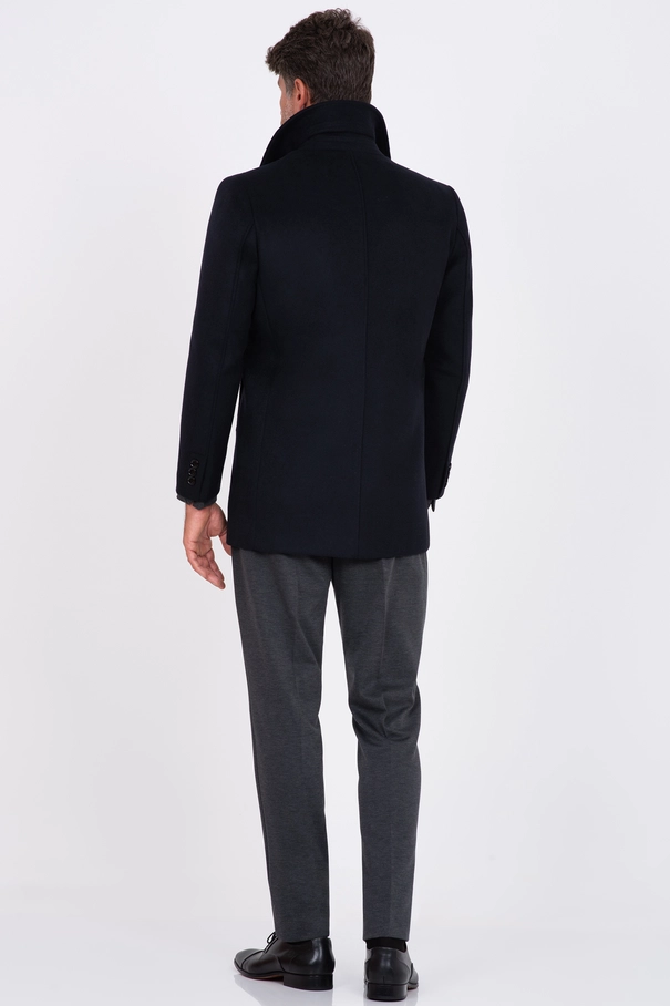 Overcoat em Blend de Lã e Cashmere PRETO