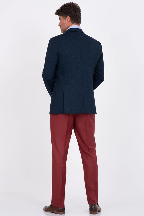 Blazer Masculino Super Slim Fit Transpassado MARINHO NOITE