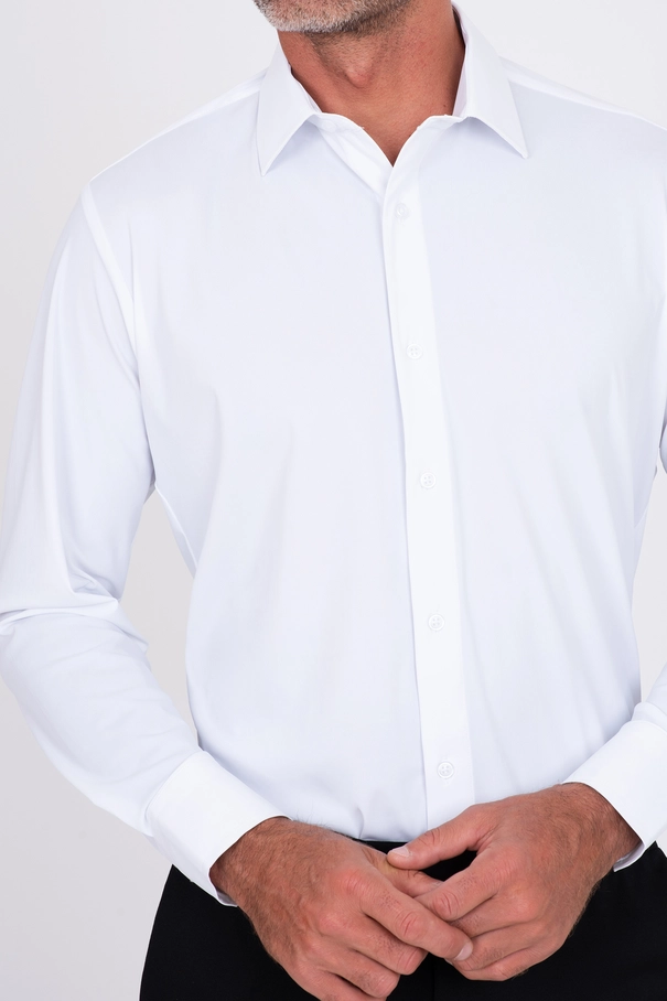 Camisa Masculina Slim Fit High Performance BRANCO