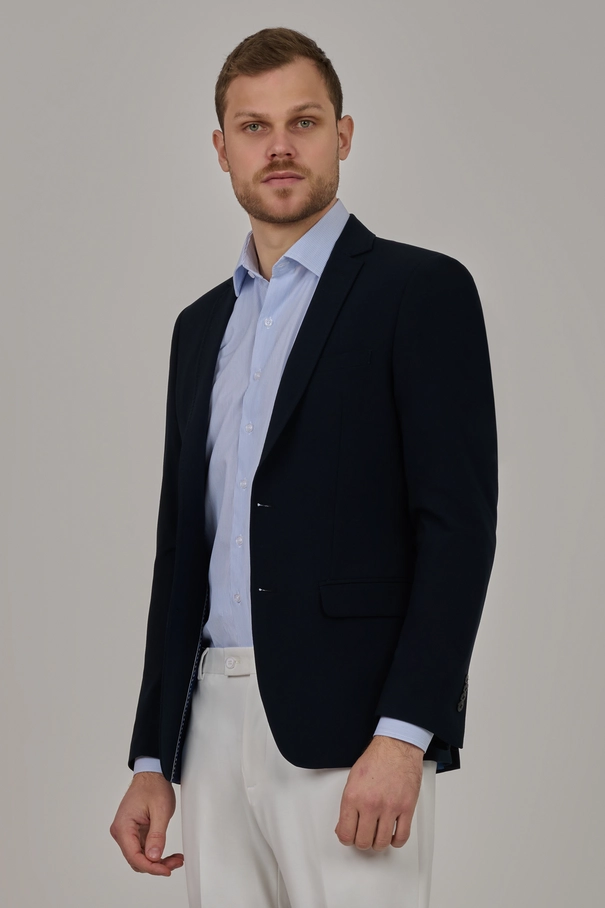 Blazer Masculino Slim Fit Marinho Noite MARINHO NOITE