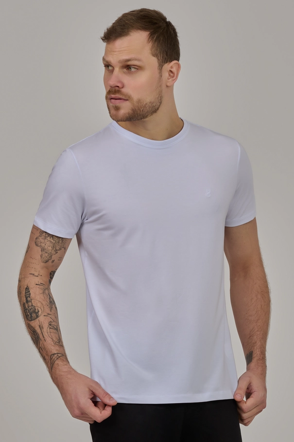 CAMISETA RAFFER MC FIO PIMA BRANCO