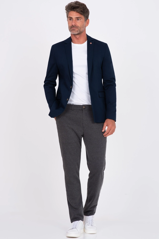 Blazer Masculino Super Slim Fit Desestruturado MARINHO NOITE