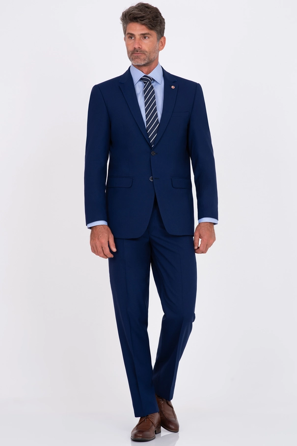 Terno Masculino Classic Fit em Lã NAVY