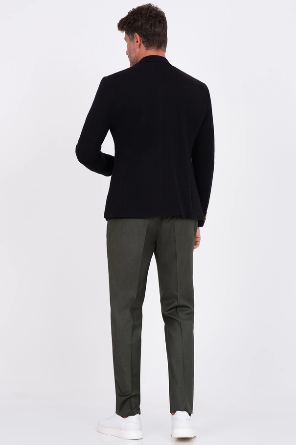 Blazer Masculino Super Slim Fit Desestruturado em Malha