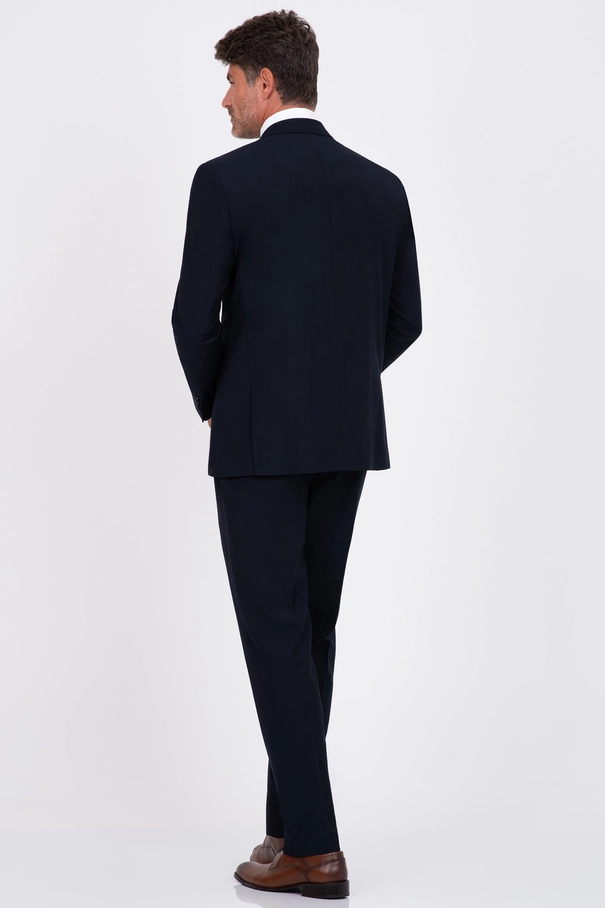 Terno Masculino Slim Fit e Calça com Ajuste MARINHO NOITE
