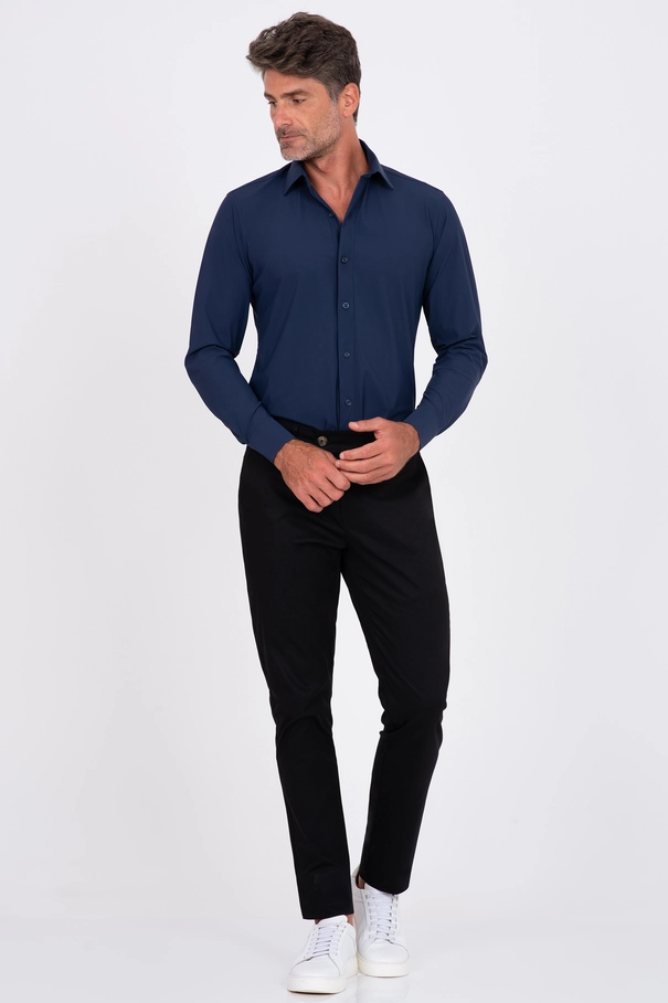 Camisa Slim Fit Performance PRETO